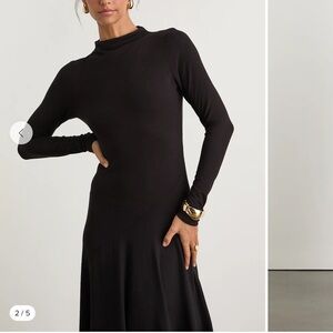 Elegant Black Long Sleeve Dress